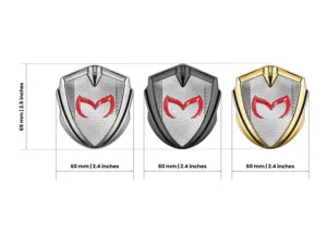Mazda Emblem Auto Abzeichen Pro Design Aus Edelstahl Kante